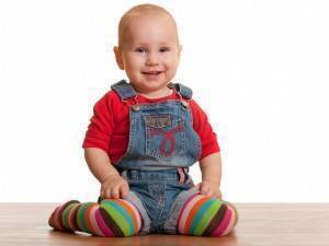 Baby demonstrating "W Sitting"