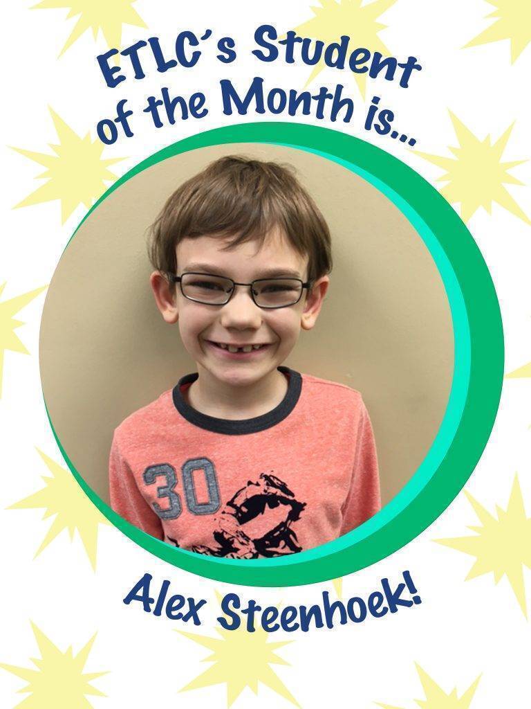 ETLC student of the month