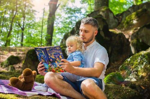 Parent reading to child