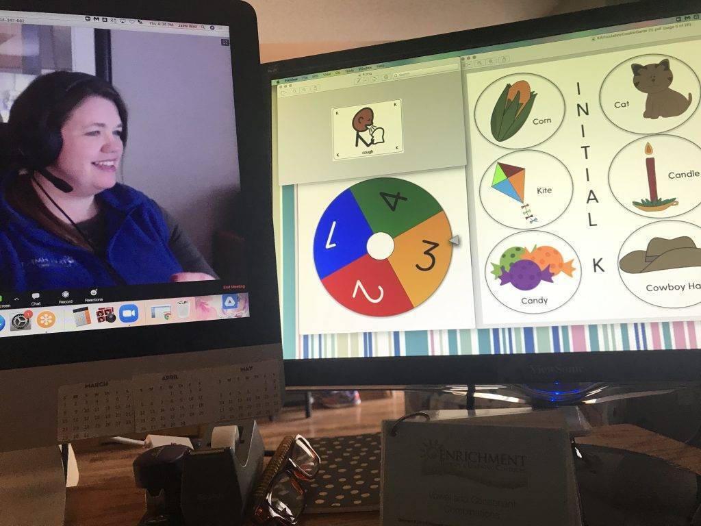 Teletherapy-1024×768 teacher working with a student online
